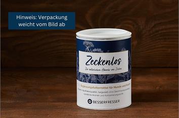 Zeckenlos - lutte naturelle contre les parasites 160g
